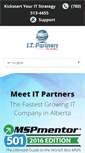 Mobile Screenshot of itpartners.ca