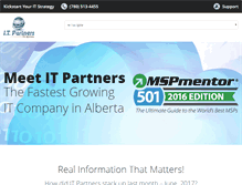 Tablet Screenshot of itpartners.ca